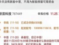今日发行的新股申购