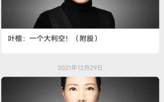 叶檀股市复盘微信公众号(叶檀说股市视频)